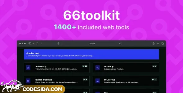 66toolkit v26.0.0 - Ultimate Web Tools System (SAAS) - nulled