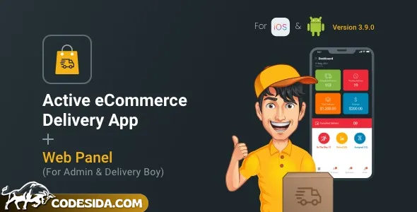 Active eCommerce Delivery Boy Flutter App v3.7 Active eCommerce Delivery Boy Flutter App v3.7