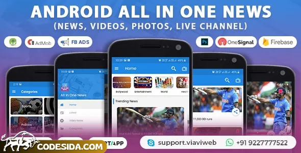 All In One News (News, Videos, Photos, Live Channel) v6.0 - nulled