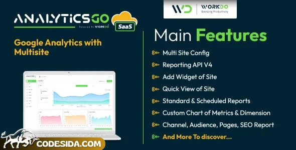 AnalyticsGo SaaS v1.1 - Google Analytics V4 with Multisite - nulled