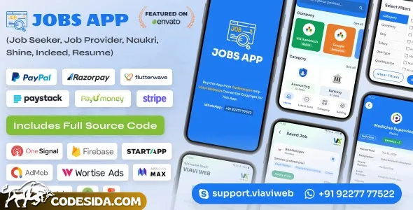 Android Jobs App v1.4 - Job Seeker, Job Provider, Naukri, Shine, Indeed, Resume - nulled Android Jobs App v1.4 - Job Seeker, Job Provider, Naukri, Shine, Indeed, Resume - nulled