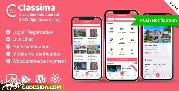 Classima v2.33.14 - Classified ads Android & iOS App
