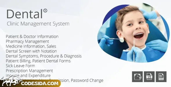 Dental Care Management System (VB.NET, SQL Server, MS Report Viewer) v1.1.0.0