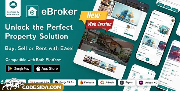 eBroker v1.1.2 - Real Estate Property Buy-Rent-Sell Flutter app with Laravel Admin Panel - nulled eBroker v1.1.2 - Real Estate Property Buy-Rent-Sell Flutter app with Laravel Admin Panel - nulled