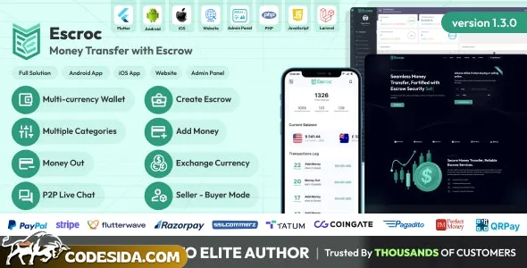 Escroc v1.2.0 - Money Transfer with Escrow Full Solution - nulled Escroc v1.2.0 - Money Transfer with Escrow Full Solution - nulled