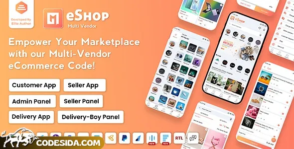 eShop v2.5.0 - Multi Vendor eCommerce App & eCommerce Vendor Marketplace Flutter App - nulled