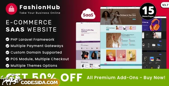 FashionHub SaaS v3.4 - eCommerce Website Builder For Seamless Online Business - nulled FashionHub SaaS v3.4 - eCommerce Website Builder For Seamless Online Business - nulled