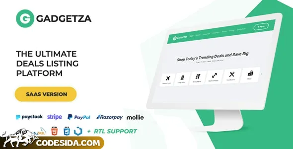 Gadgetza v2.3.0 - Deals Listing Platform (SAAS)
