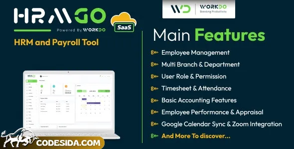 HRMGo SaaS v6.1 - HRM and Payroll Tool - nulled HRMGo SaaS v6.1 - HRM and Payroll Tool - nulled