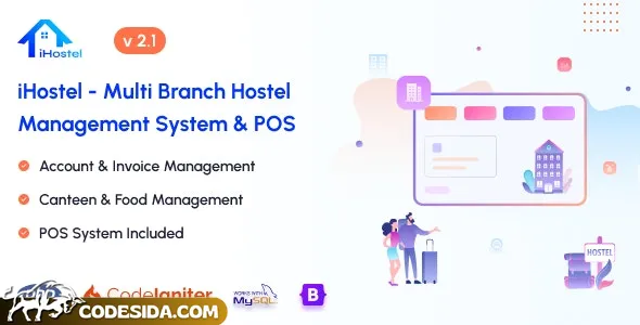 iHostel v2.1 - iNiLabs Multi Branch Hostel Management System & POS - nulled