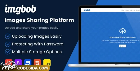Imgbob v1.6 - Upload And Share Images Platform - nulled