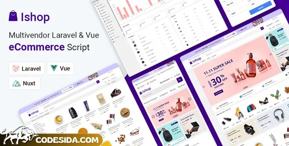 Ishop v3.1.1 - Multivendor Laravel & Vue eCommerce CMS - nulled