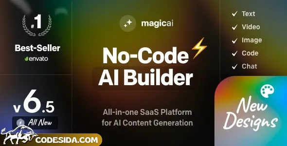 MagicAI v5.4 - OpenAI Content, Text, Image, Chat, Code Generator as SaaS - nulled MagicAI v5.4 - OpenAI Content, Text, Image, Chat, Code Generator as SaaS - nulled