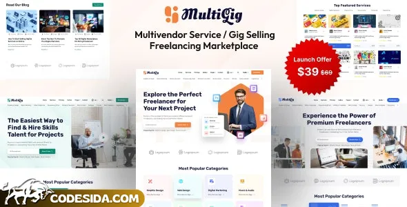 MultiGig v1.0 - Service / Gig Selling Freelancing Marketplace (Subscription Based) - nulled