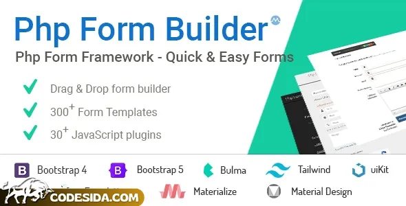 PHP Form Builder v6.0.2 - Advanced HTML forms generator with Drag & Drop - nulled