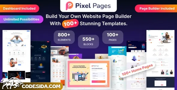 PixelPages v1.0.3 - SAAS Application Website Builder for HTML Template PixelPages v1.0.3 - SAAS Application Website Builder for HTML Template