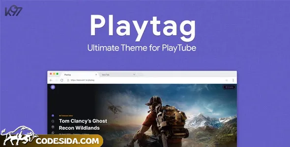 Playtag v1.0.6 - The Ultimate PlayTube Theme Playtag v1.0.6 - The Ultimate PlayTube Theme