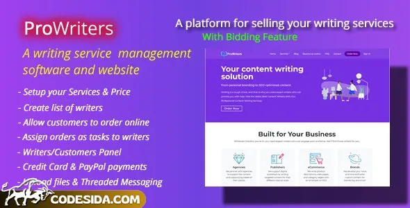 ProWriters v2.0 - Sell writing services online ProWriters v2.0 - Sell writing services online