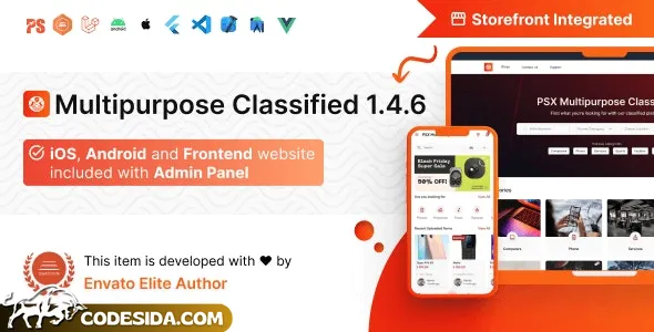 PSX v1.1.1 - Multipurpose Classified Flutter App with Frontend and Admin Panel PSX v1.1.1 - Multipurpose Classified Flutter App with Frontend and Admin Panel
