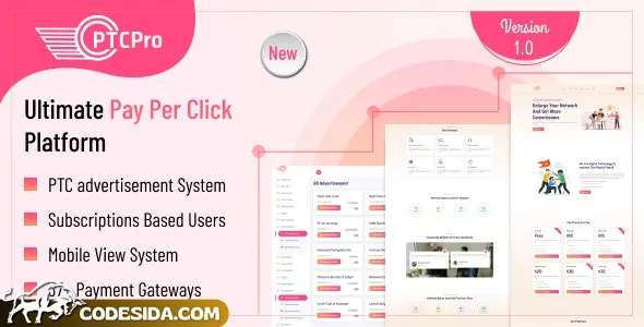PTC Pro v1.2 - A Complete Pay Per Click Platform - nulled