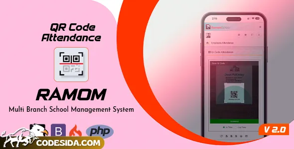 Ramom School QR Code Attendence v2.0