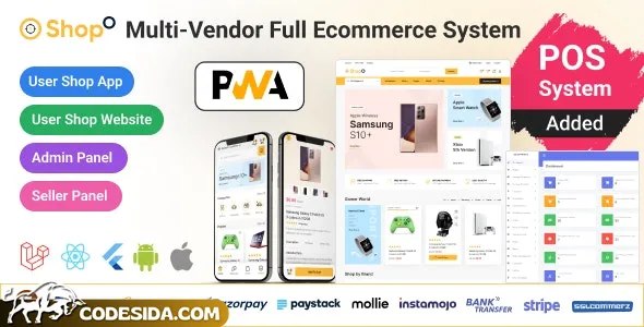 Shopo eCommerce v3.7.0 - Multivendor eCommerce Flutter App with Admin Panel & Website Shopo eCommerce v3.7.0 - Multivendor eCommerce Flutter App with Admin Panel & Website
