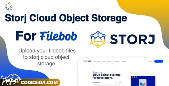 Storj Cloud Object Storage Add-on For Filebob v1.0