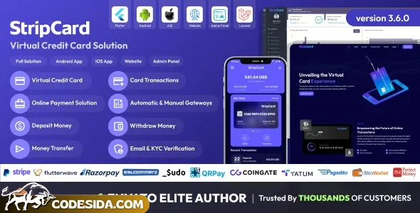 StripCard v3.5.0 - Virtual Credit Card Solution - nulled