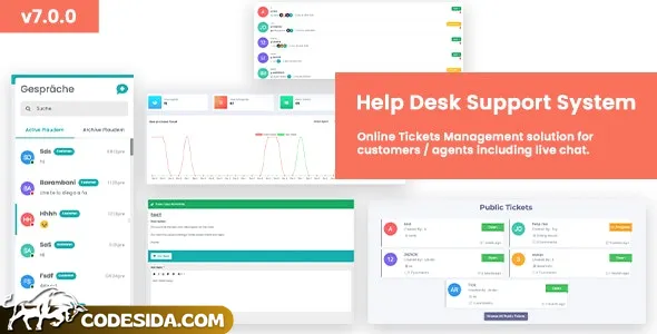 Support v7.0.0 - All in-one Laravel Help Desk Support Management Solution