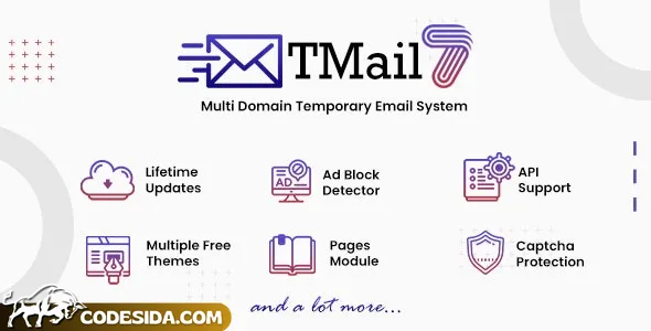 TMail v7.6.2 - Multi Domain Temporary Email System - nulled TMail v7.6.2 - Multi Domain Temporary Email System - nulled