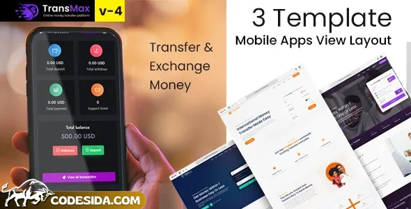 TRANS MAX v5.0 - Online Money Transfer Platform - nulled