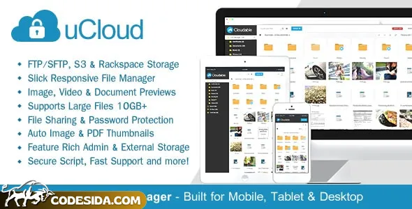 uCloud v2.0.2 - File Hosting Script - Securely Manage, Preview & Share Your Files