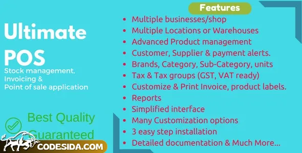 Ultimate POS v4.0 + addons - nulled