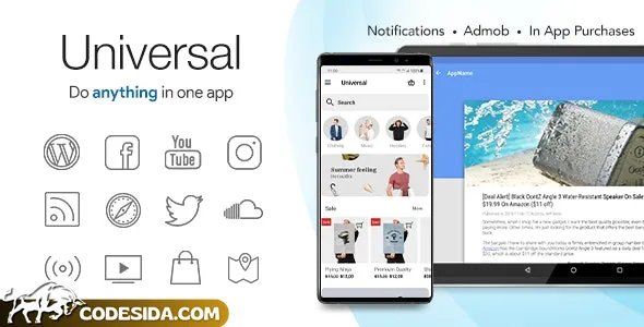 Universal v4.5.7 - Full Multi-Purpose Android App