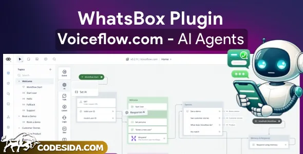 VoiceFlow AI agent for WhatsApp v1.2 - Plugin for WhatsBox VoiceFlow AI agent for WhatsApp v1.2 - Plugin for WhatsBox
