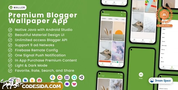 Waller v1.1 - Blogger Wallpaper App