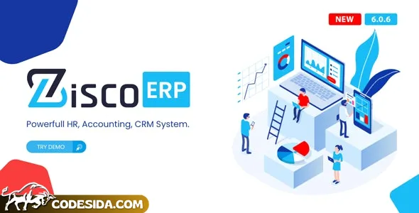 ZiscoERP v6.0.4 - Powerful HR, Accounting, CRM System - nulled