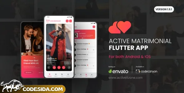 Active Matrimonial Flutter App v1.9