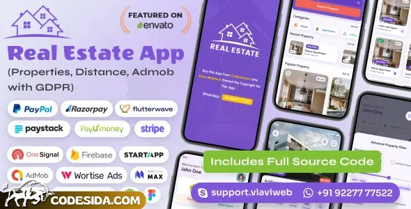Android Real Estate App (Properties, Distance, Admob with GDPR) - 23 September 2023
