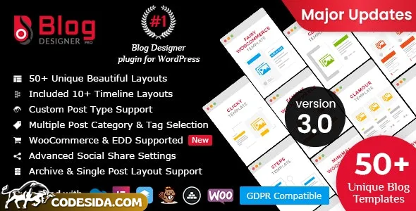 Blog Designer PRO for WordPress v3.4.8