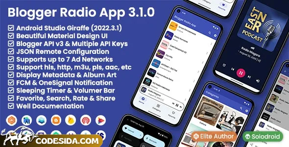 Blogger Radio App v3.1.0 - Blogger API