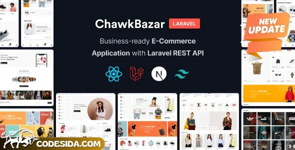 ChawkBazar Laravel v6.6.0 - React, Next, REST API Ecommerce With Multivendor - nulled