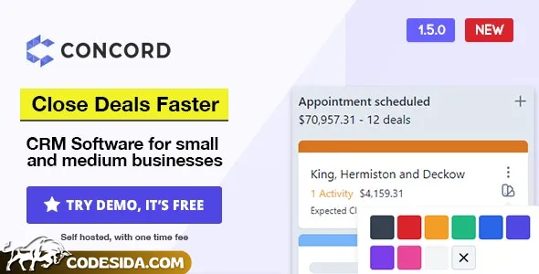 Concord v1.5.0 - Deals Management CRM
