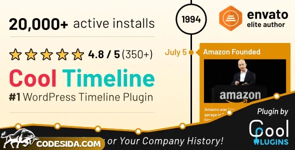 Cool Timeline Pro v4.6.1 - WordPress Timeline Plugin