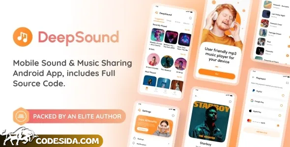 DeepSound Android v3.3 - Mobile Sound & Music Sharing Platform Mobile Android Application