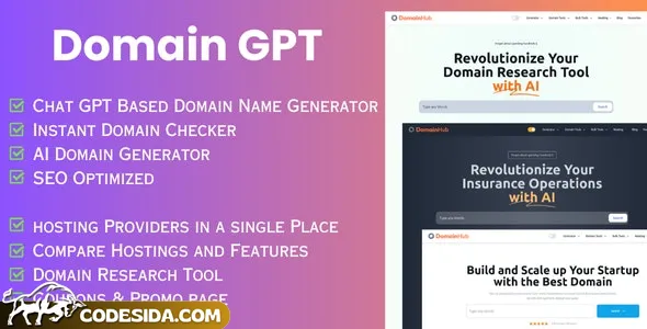 Domain GPT - AI Domain Name Generator - Domain Tools - 9 August 2024