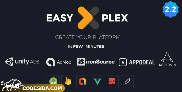EasyPlex v2.2 - Movies - Live Streaming - TV Series, Anime - nulled