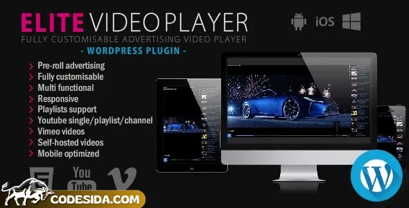 Elite Video Player v6.8.4.5 - WordPress