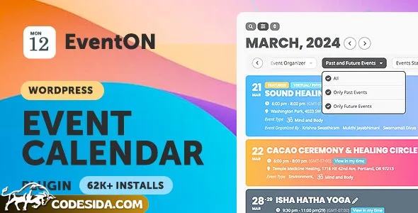 EventON v4.6.8 - WordPress Virtual Event Calendar Plugin