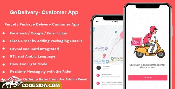 GoDelivery v1.0.1 - Delivery Software for Managing Your Local Deliveries - Customer App